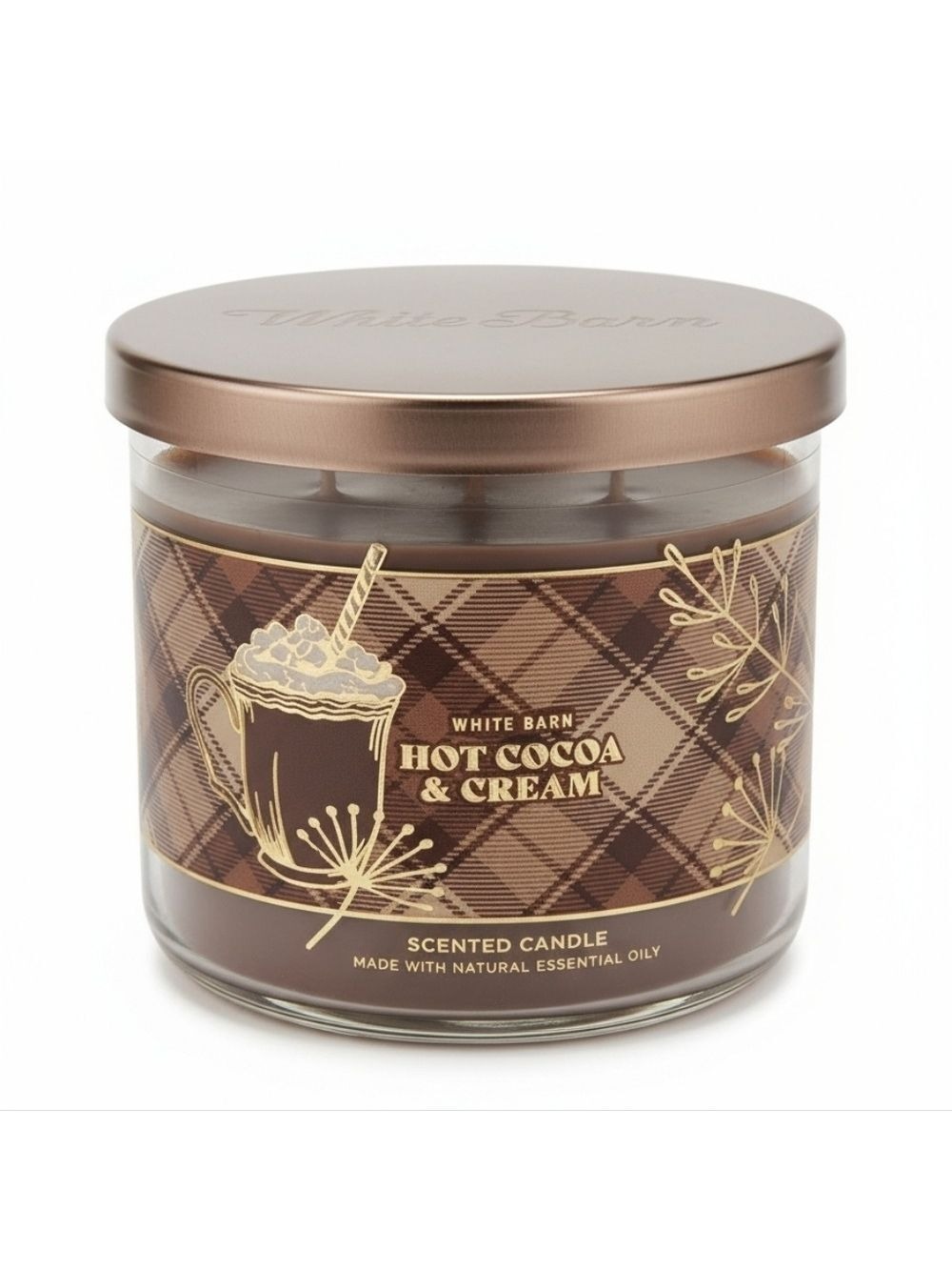 Bath and Body Works Hot Coco and Cream 3 Wick Candle